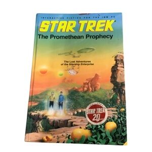 Star Trek: The Promethean Prophecy interactive fiction for PC from 1986